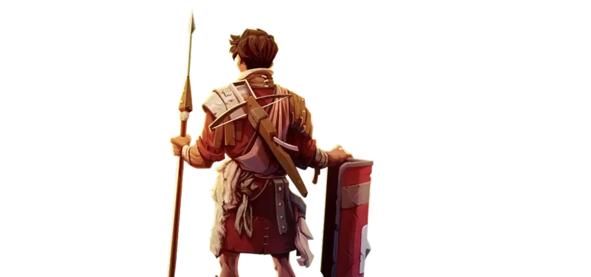 Una imagen de un gladiador de Romestead