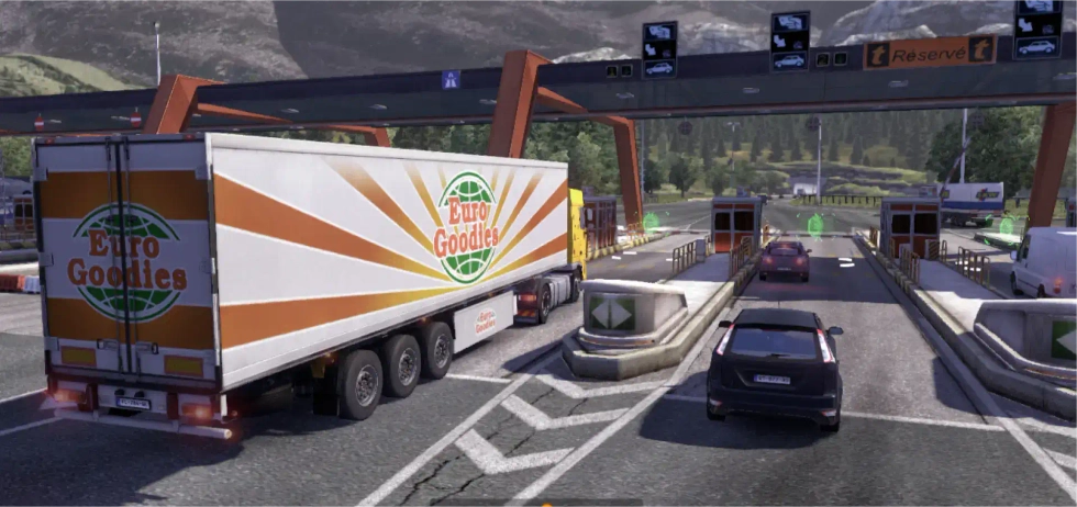 Euro Truck Simulator toll gate