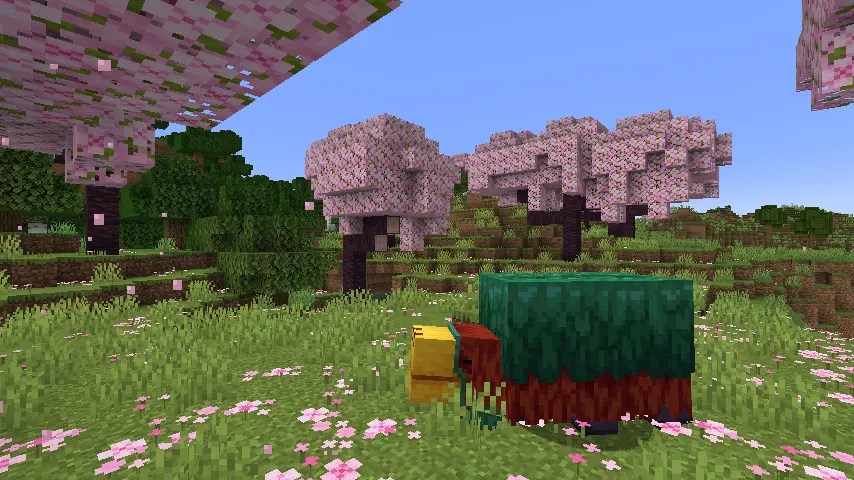 Minecraft Trails & Tales Update: Cherry Blossom Bome, how to play Bedrock  Beta & Java Snapshot - Dexerto