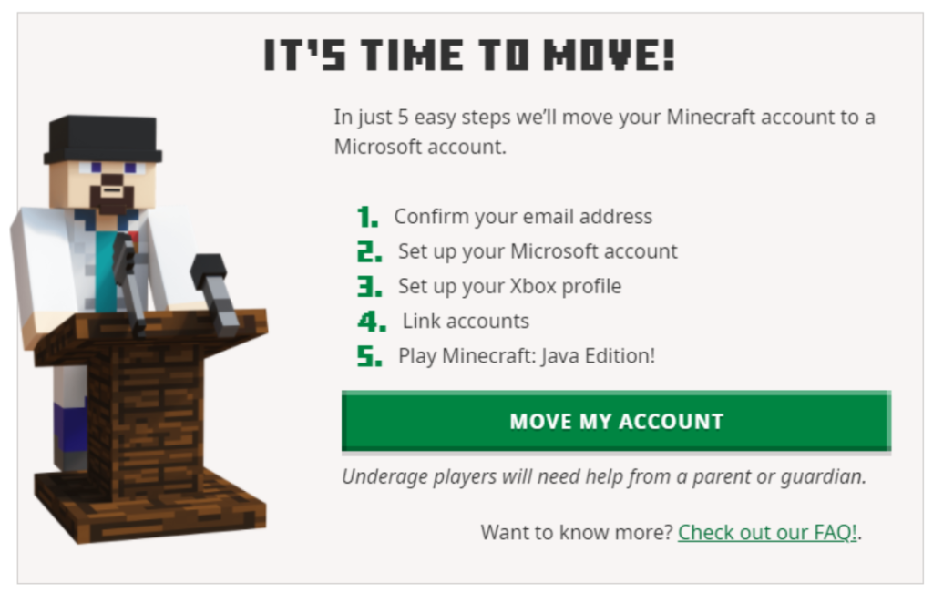 How to switch a Mojang account to a Microsoft account - Knowledgebase -  BisectHosting