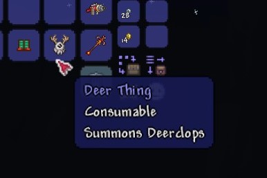Terraria 1.4.3 - Deerclops  How To Summon New Boss & ALL Drops