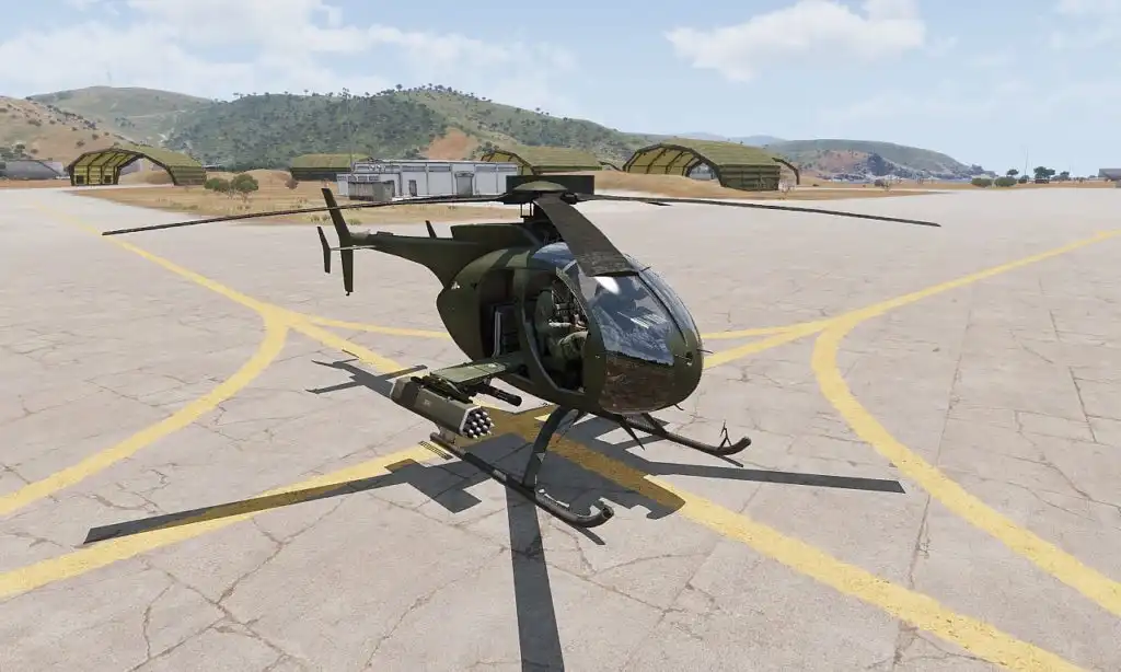 Arma 3 AH-9 Pawnee