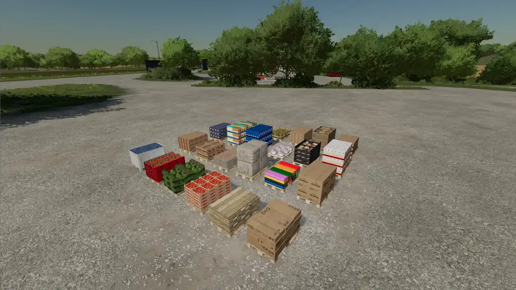 Farming Simulator 22 Liftable Pallets and Big Bags