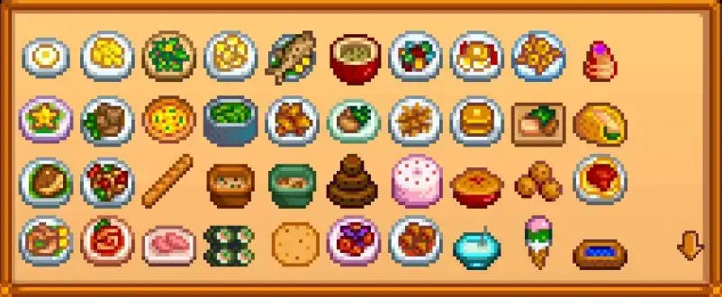 Stardew Valley Cooking