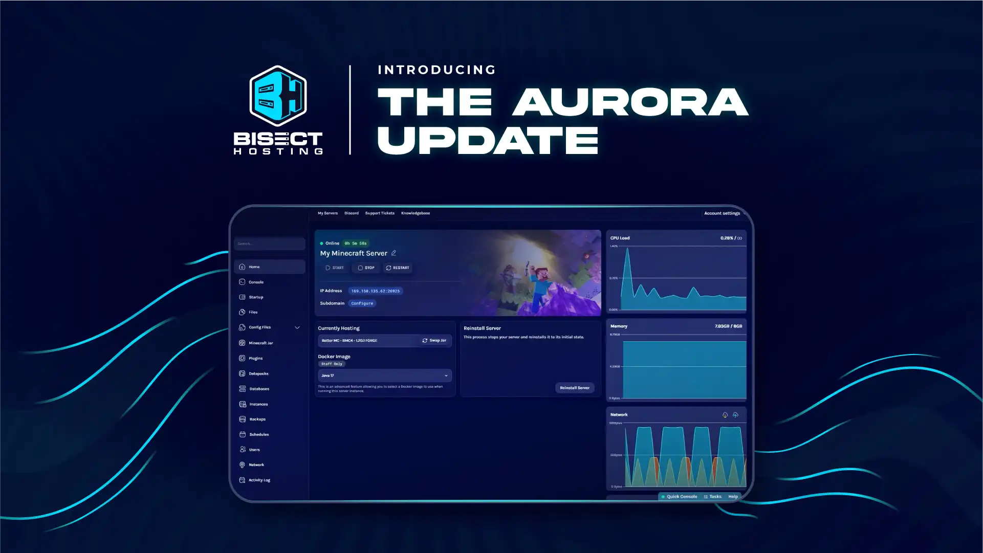 Minecraft Games Panel Aurora Update Available Now