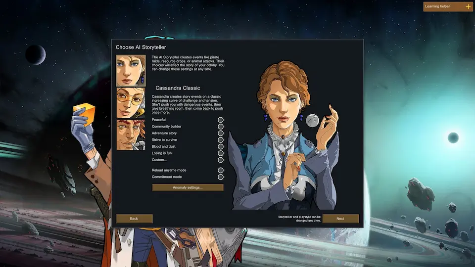 Cassandra Classic AI Storyteller Screenshot