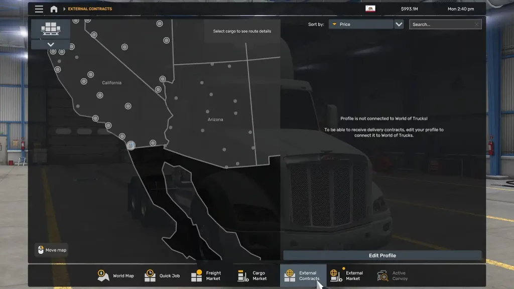 American Truck Simulator External Contracts