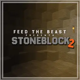 Minecraft Modpack Stoneblock 2 Logo