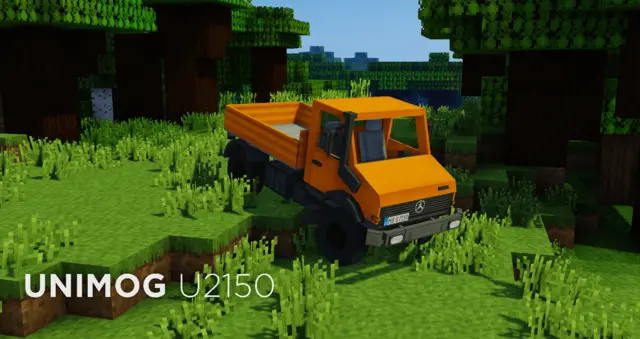 Blockbench Truck in Minecraft Screenshot