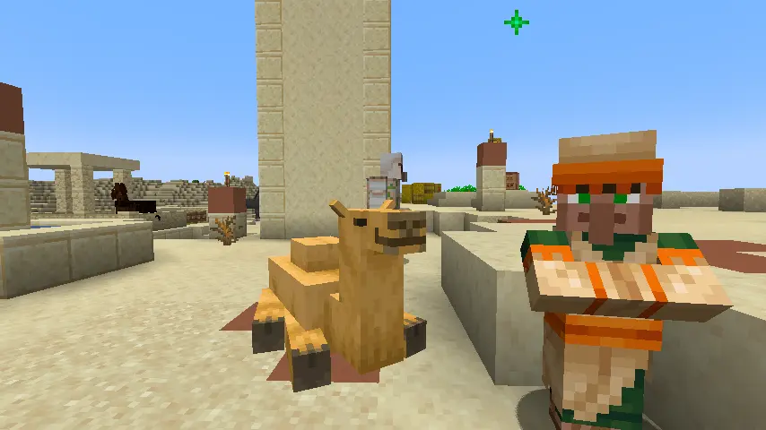 Minecraft 1.21 Desert Village Screenshot