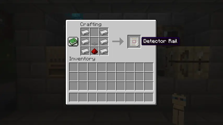 Detector Rail Recipe Screenshot