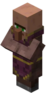 Minecraft Cleric Villager Mob