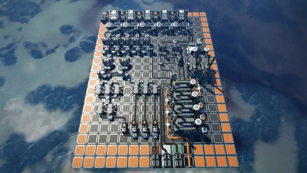 Satisfactory Modular Engine Layout