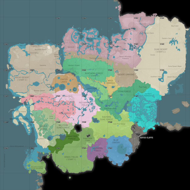 Satisfactory Biome Map