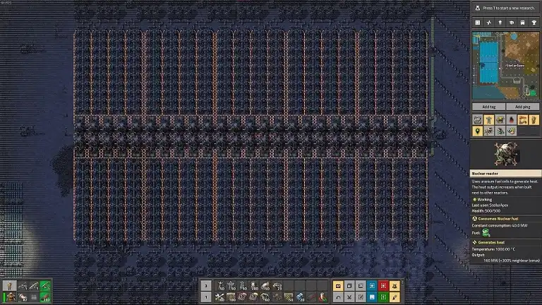 Factor Tileable Nuclear Reactor