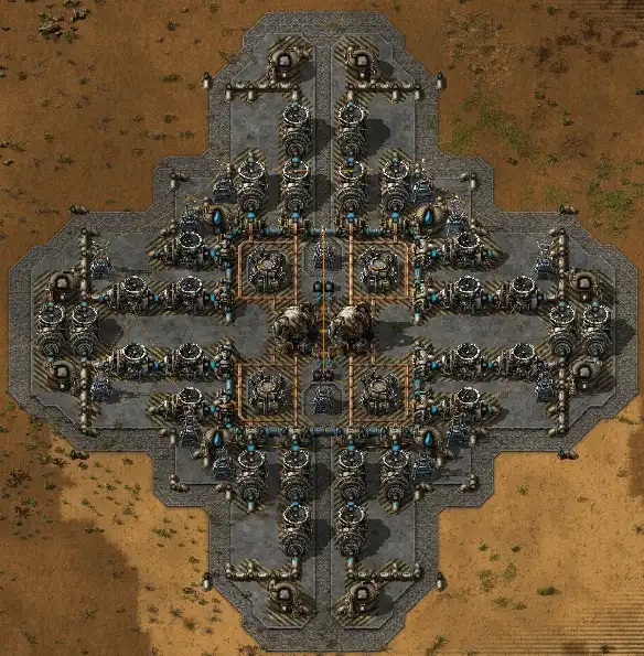 Factorio 160MW 2-Core Nuclear Reactor