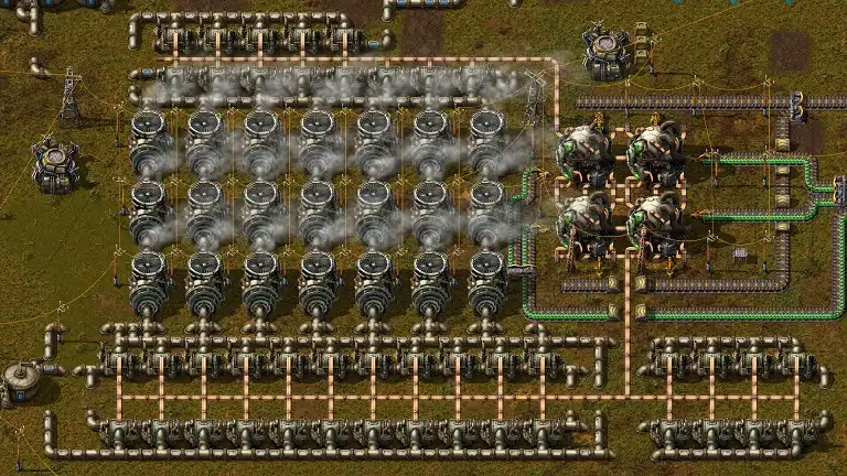 Factorio Pipeline Overextended