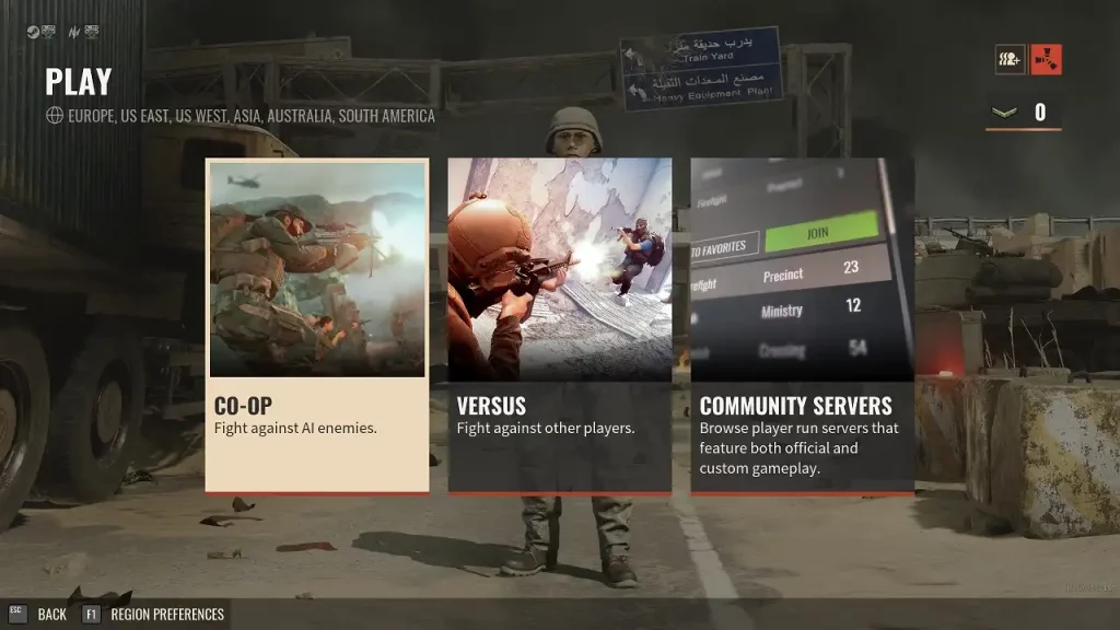 Insurgency Sandstorm Game Modes