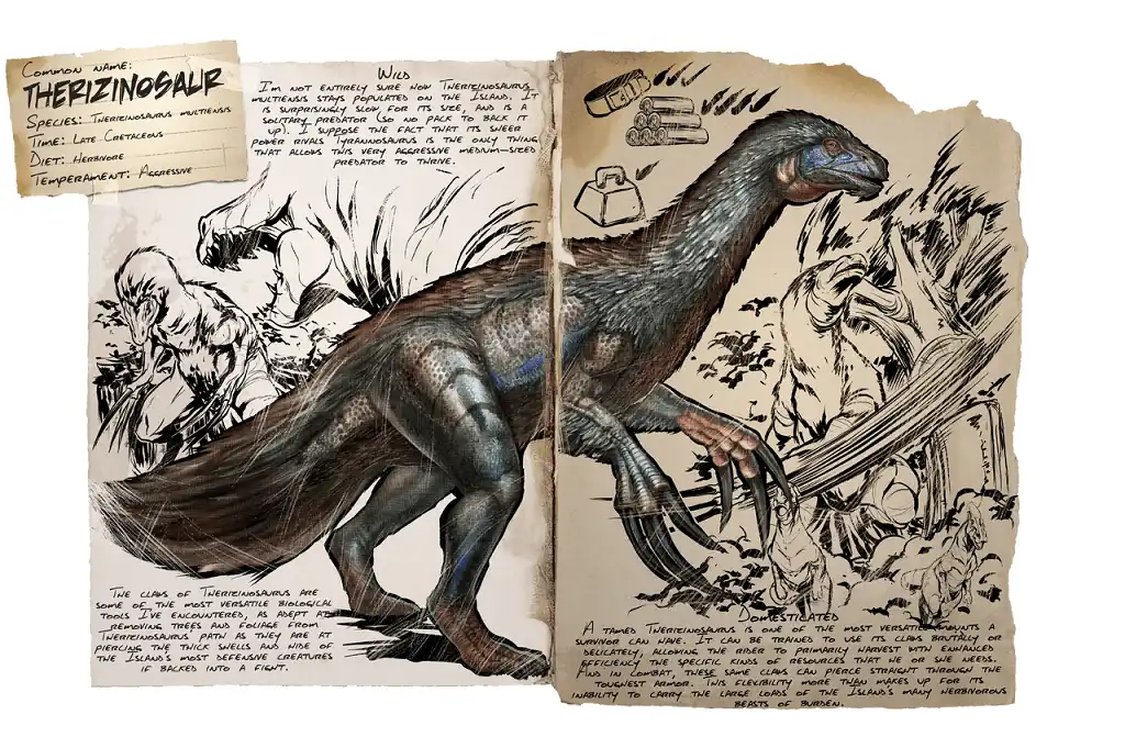 ARK Survival Evolved Therizinosaur