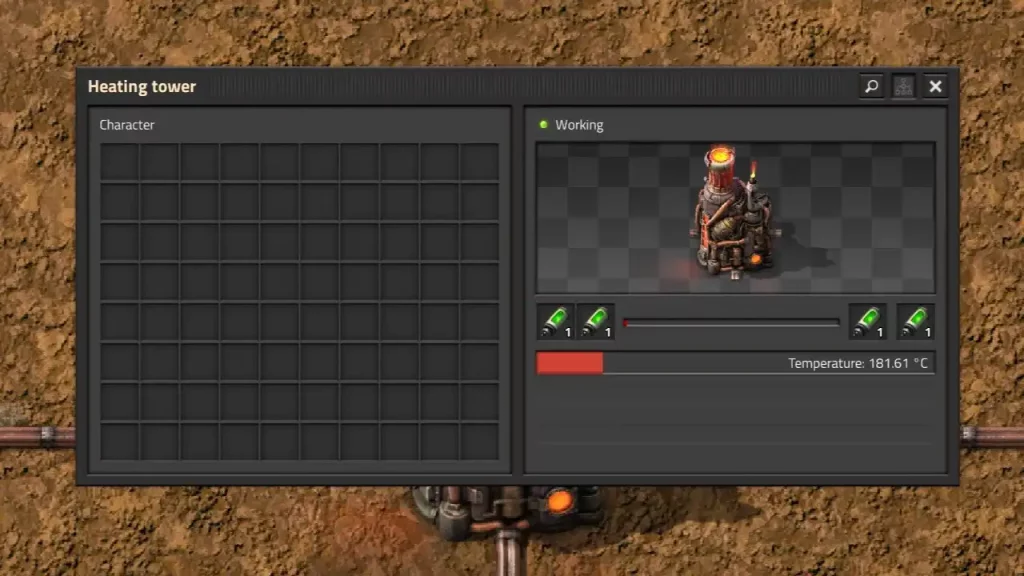 Factorio Heating Tower Uses