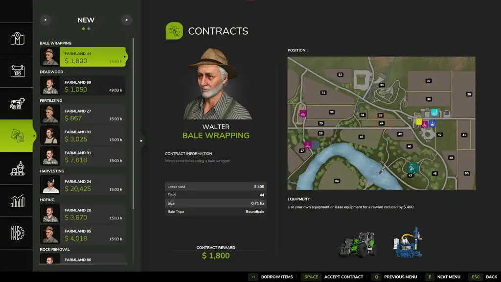 Farming Simulator 25 Contracts