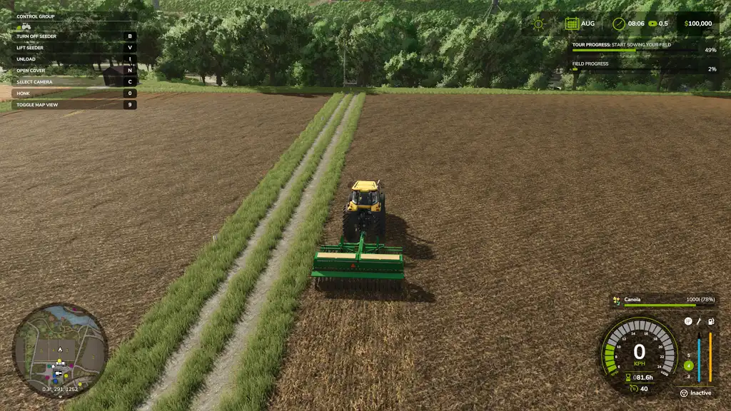 Farming Simulator 25 Seeding