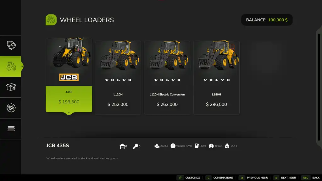 Farming Simulator 25 Wheel Loaders