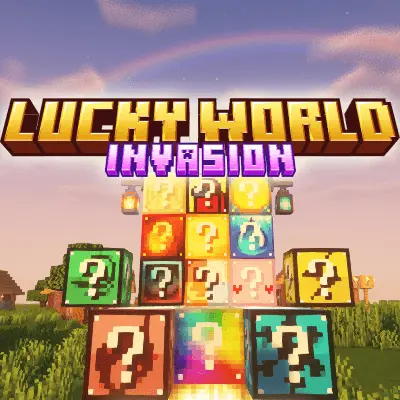 Minecraft Lucky World Invasion Promo Image