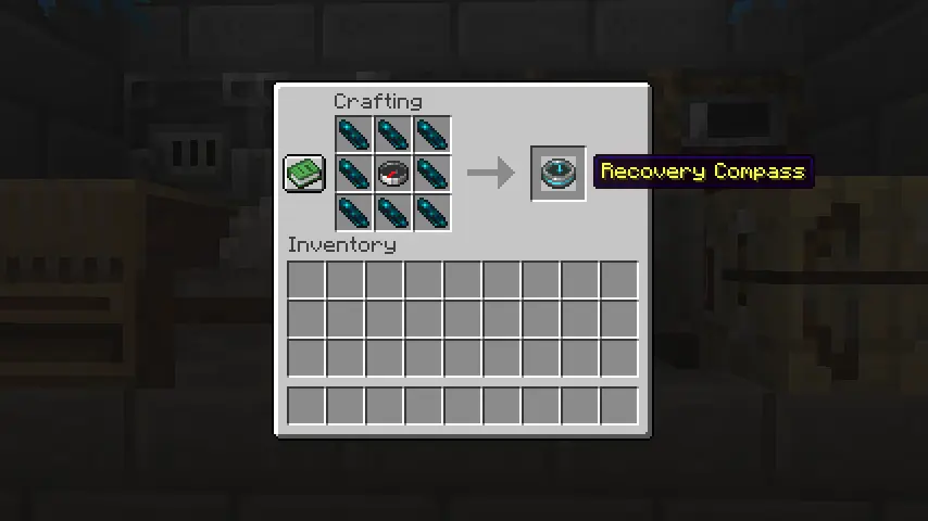 Minecraft Recovery Compass Recipe