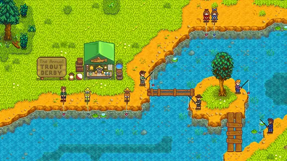 Trout Derby Stardew Valley Screenshot