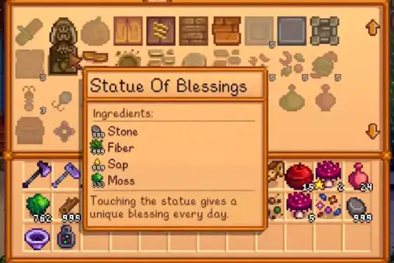 Stardew Valley Statue of Blessings