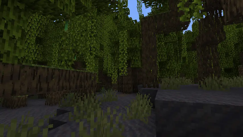 Minecraft Mangroove Swamp Biome Screenshot