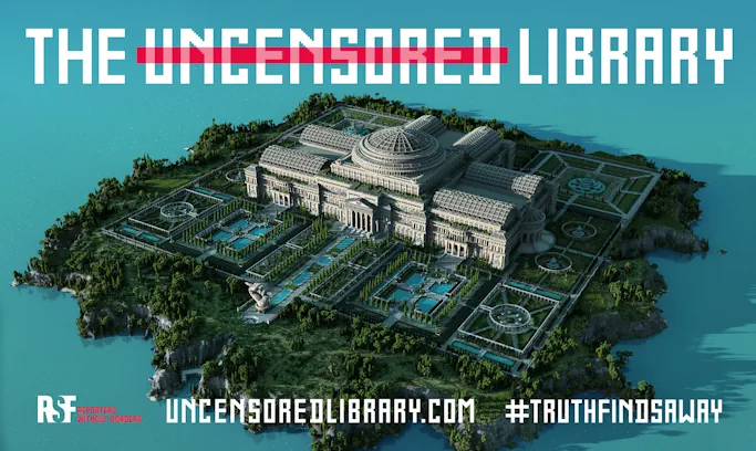 Minecraft Uncensored Library Promo Poster