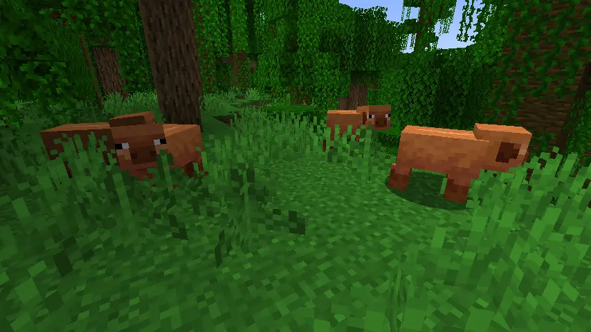 Minecraft Snapshot 25w02a: Warm Pig Screenshot