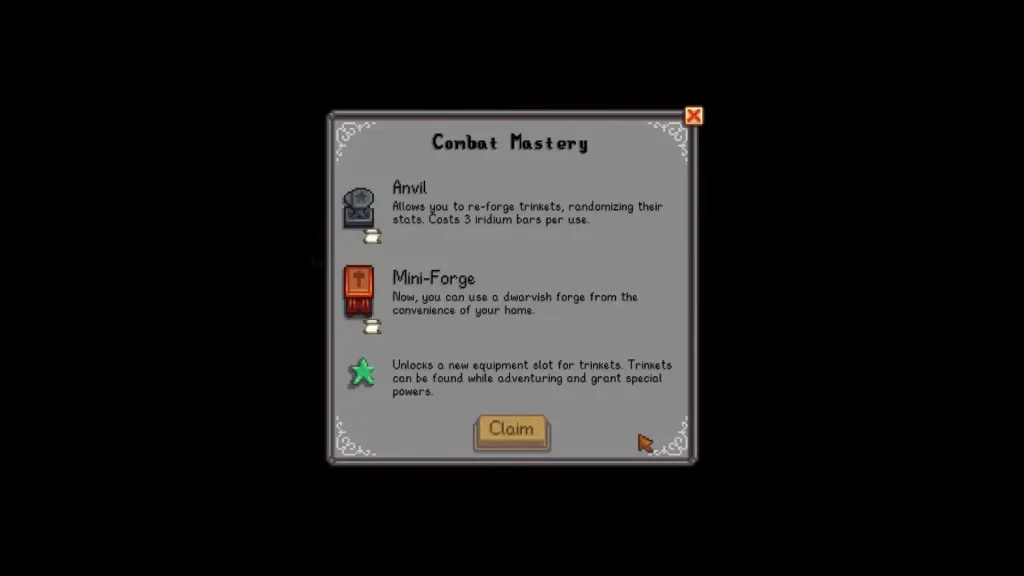 Stardew Valley Equip Trinkets