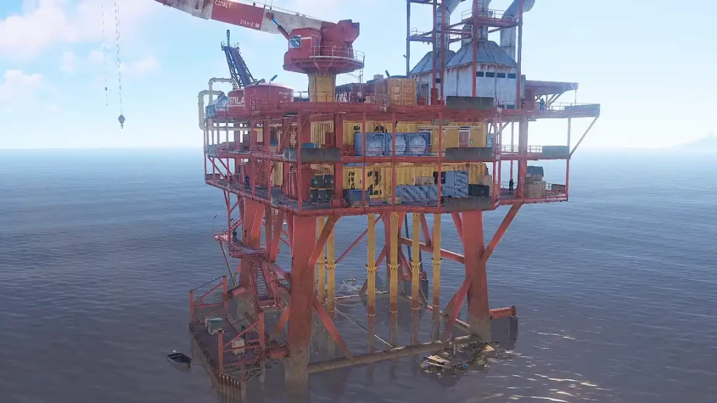 Rust Small Oil Rig