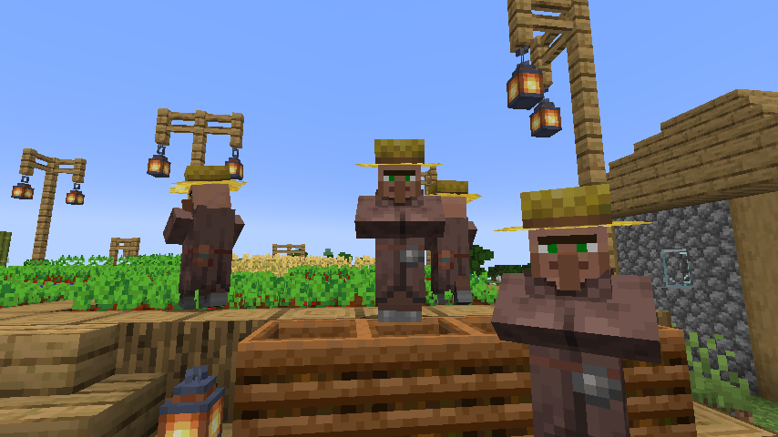 Minecraft Farmer Villager Screenshot