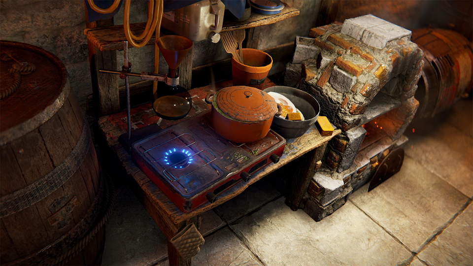 The Crafting Update Rust Patch Notes: Cooking Workbench Screenshot