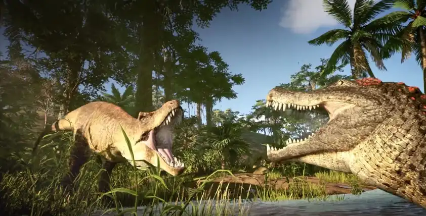 The Isle Deinosuchus Combat