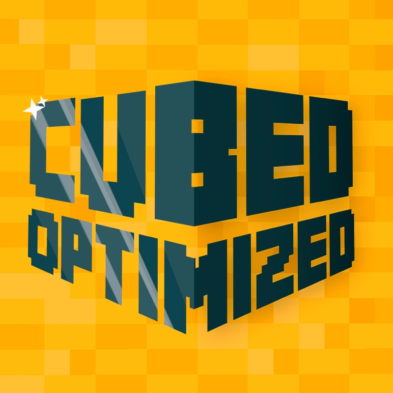 Cubed Optimized FPS Logo