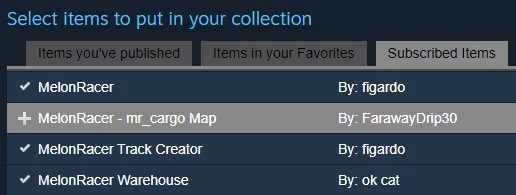 Steam Workshop - can I save a collection of subscribed items? - Arqade