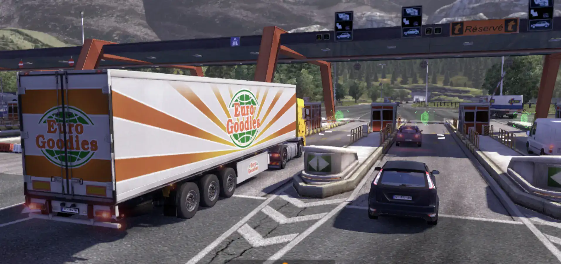 euro truck simulator toll gate